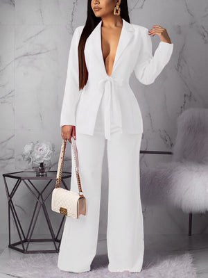 Elegant 2 Piece Business Suit Set