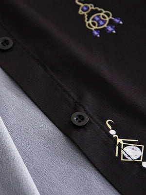 High-end 2 Piece Designer Button Up + Skirt Outfit Set