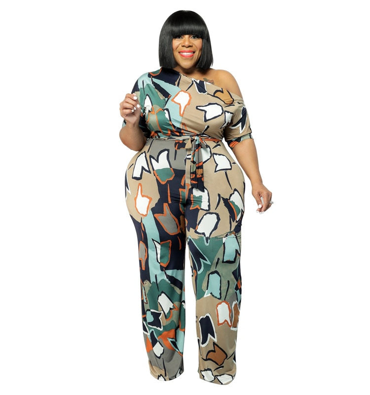 The Classy Plus Size Slash Neck Romper comes in 2 different Colors, Sizes are XL - to 5XL also great to add to your Classy, Fashion, Elegant Plus Size Jumpsuit Collection.