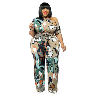 The Classy Plus Size Slash Neck Romper comes in 2 different Colors, Sizes are XL - to 5XL also great to add to your Classy, Fashion, Elegant Plus Size Jumpsuit Collection.