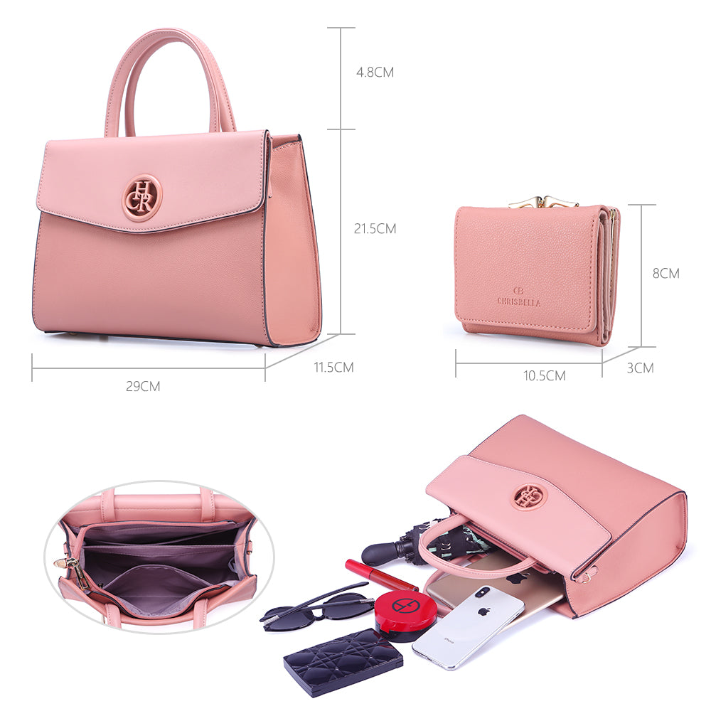 Leather Shoulder Luxury Designer Zipper Handbag - GORGEOUS 271, LLC 