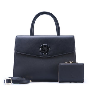 Leather Shoulder Luxury Designer Zipper Handbag - GORGEOUS 271, LLC 