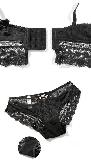 Ultra-thin Lace High-end Lingerie Set