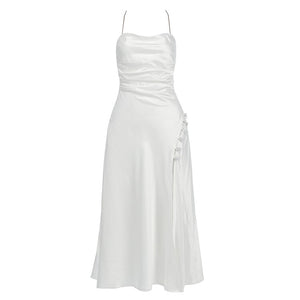 Split Tight-fitting Backless Elegant Dress - GORGEOUS 271, LLC 