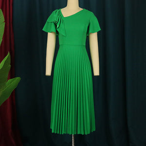 Classy Plus Size Curve Ruffle Dress - GORGEOUS 271, LLC 