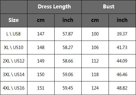 Material: PVC Decoration: NONE Style: Formal, High-end, Luxury, Classy, Elegant  Dress Length: Floor-Length Sleeve Style: Regular Waistline: Empire Silhouette: A-LINE Neckline: Slash's neck Sleeve Length: Short Sleeve Combination Type: Single Closure: Pullover Elasticity: Micro-Elastic Detachable Collar: No Pattern: Plain Size: L, XL, 2XL, 3XL, 4XL
