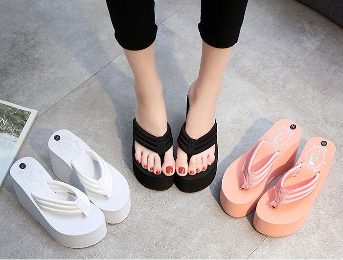Platform Flip Flop Sandals
